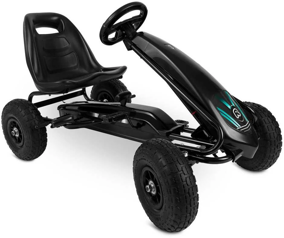 Vaikiškas pedalinis gokartas RK-590 juodas