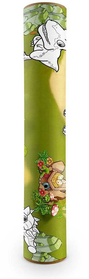 Ricokids RK-344 putplasčio kilimėlis spalvinimui, susuktas, 120 x 90 x 0,3 cm