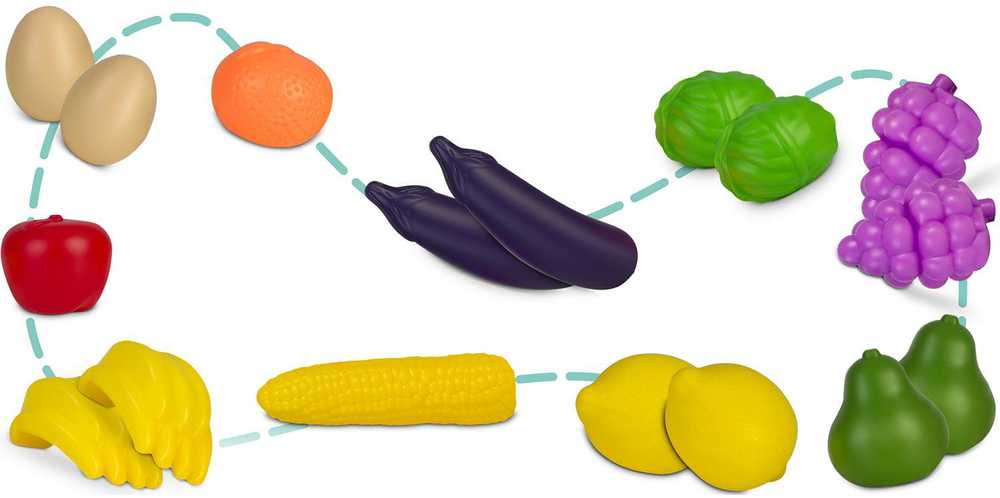 „Ricokids“ 773400 pirkinių vežimėlis, mėlynas