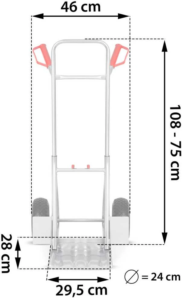 Sulankstomas rankinis vežimėlis Humberg HM-507