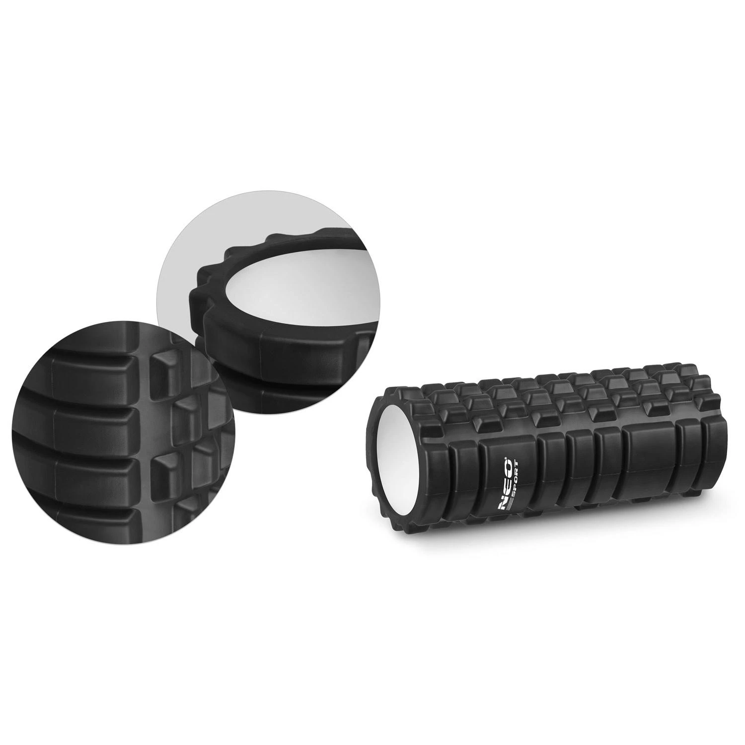Neo-Sport Mankštos volelis 33x14cm NS-953 juodas