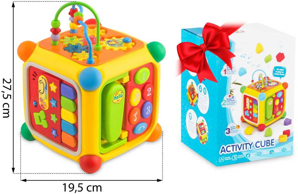 Edukacinis žaislinis kubas RK-747 Ricokids