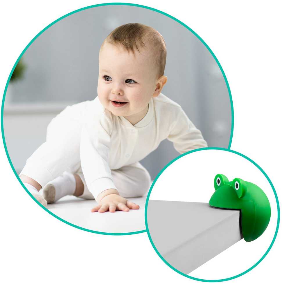 Ricokids Gyvūno galvos formos spintelių kampų apsaugos - 10 vnt.