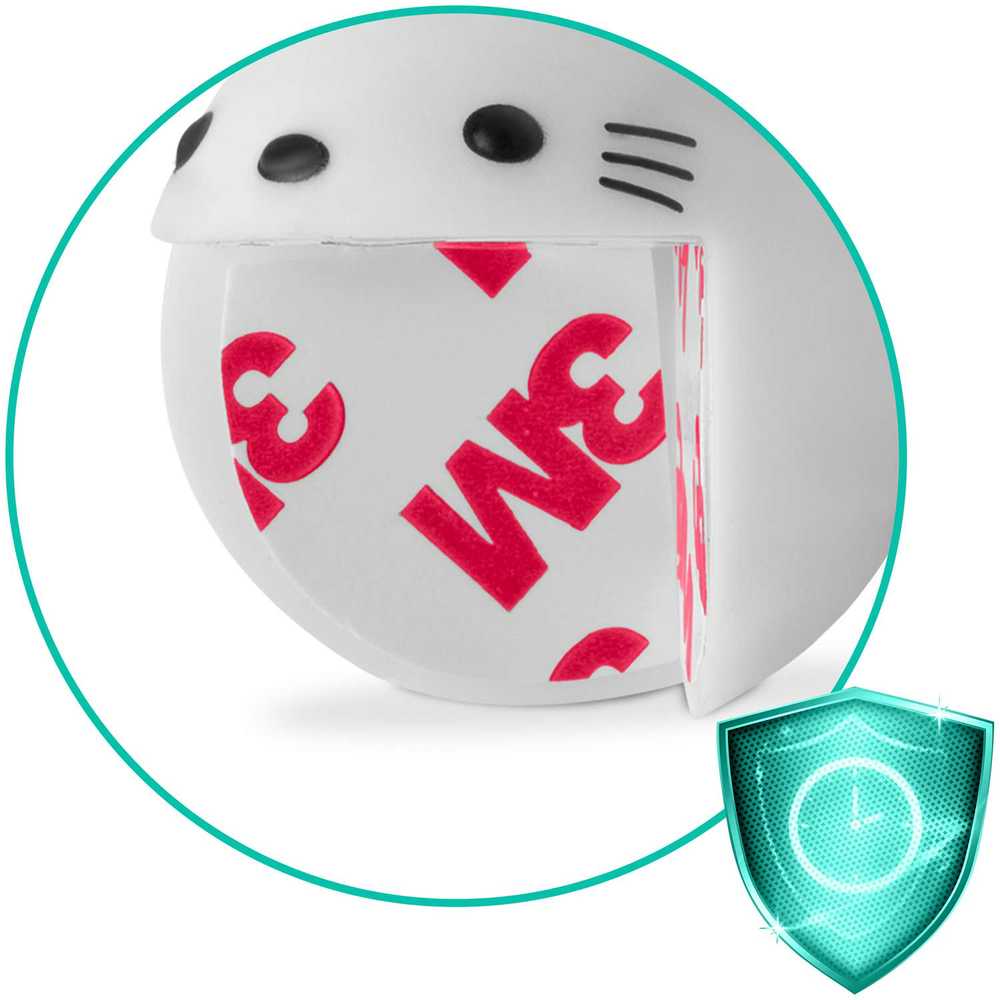 Ricokids Gyvūno galvos formos spintelių kampų apsaugos - 10 vnt.