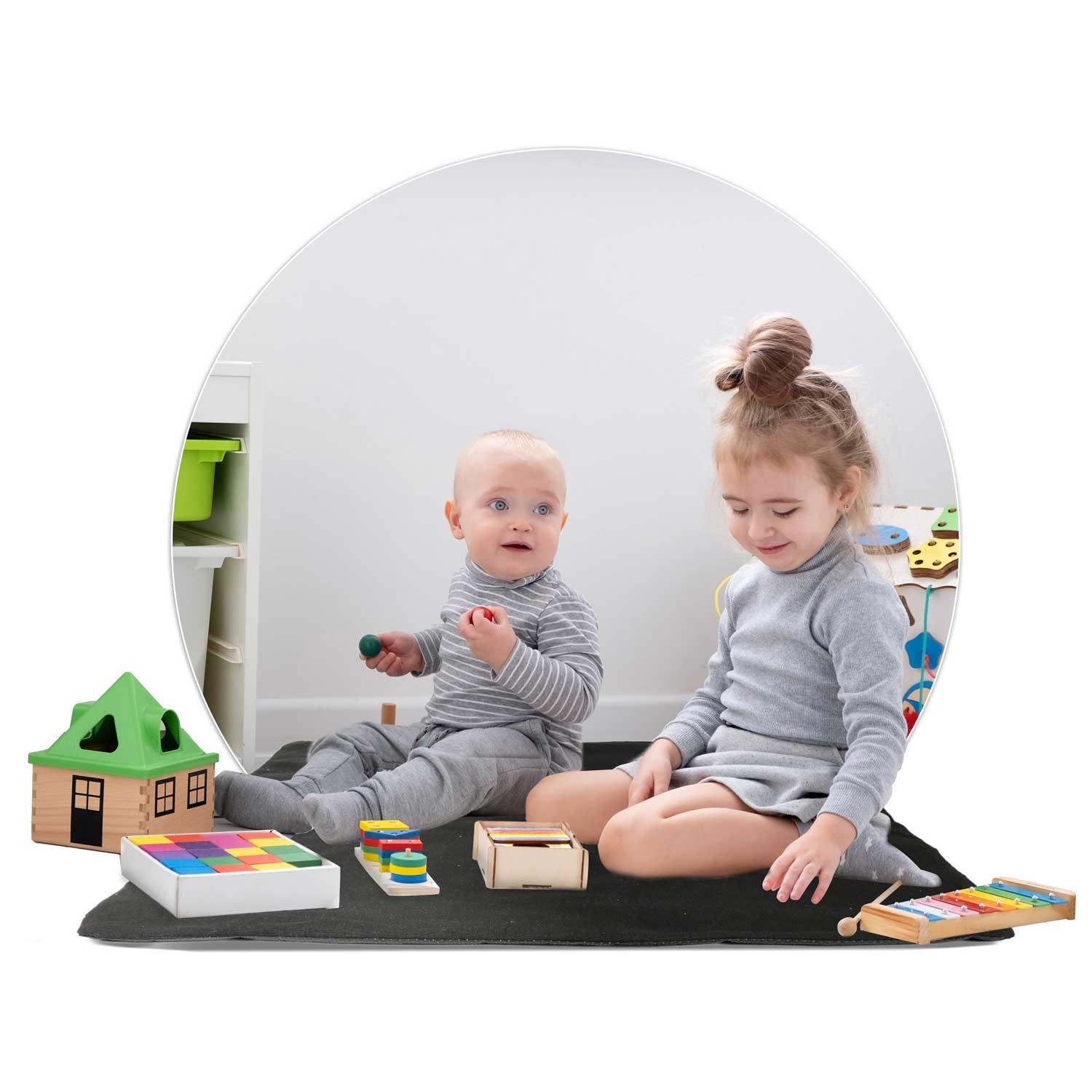 Ricokids Vaikų namelio palapinė su lempa - balta