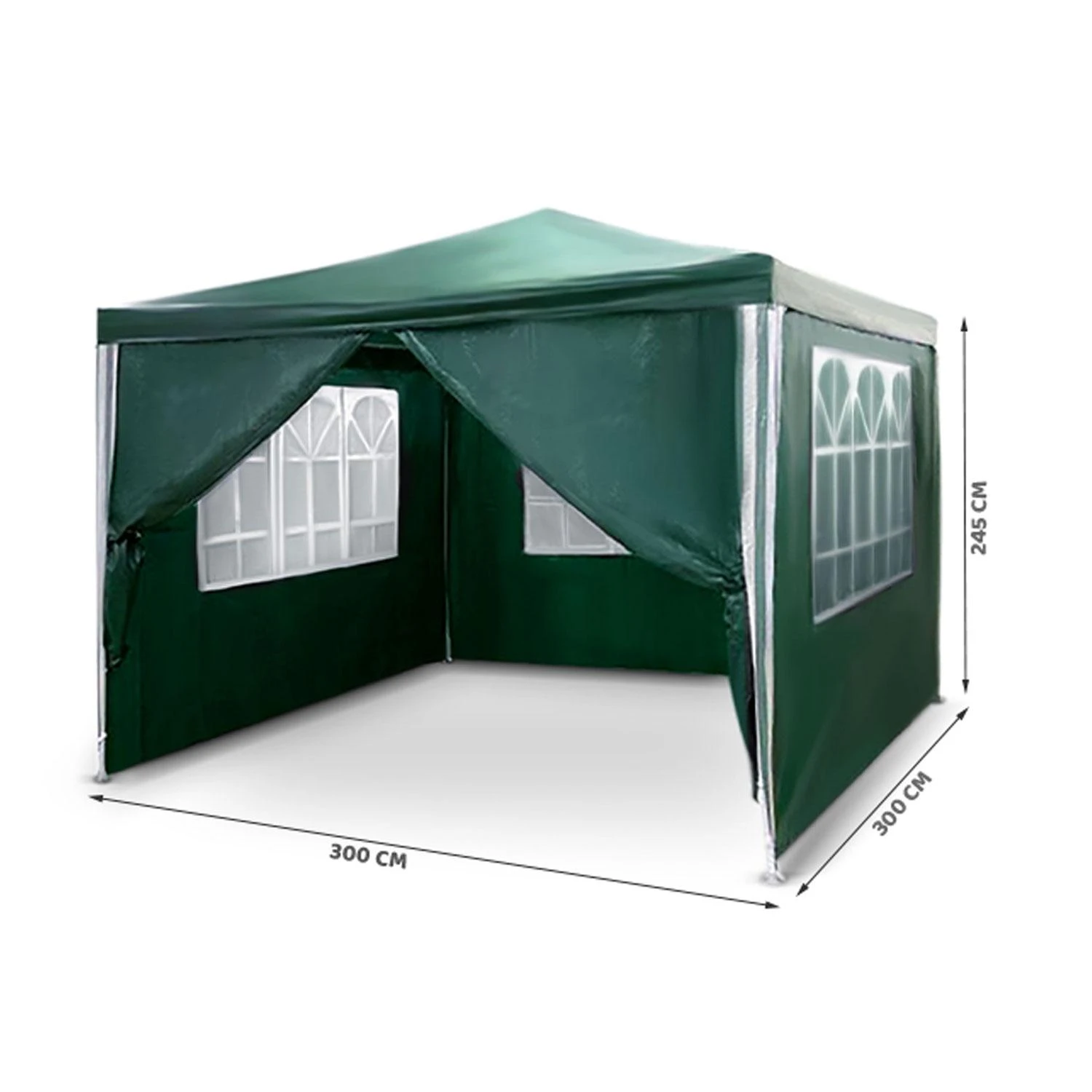 Plonos žalia sodo pavėsinė, 3x3m