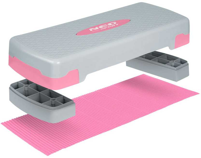 Neo-Sport 2 pratimo pakopos lygiai NS-401 rožinė