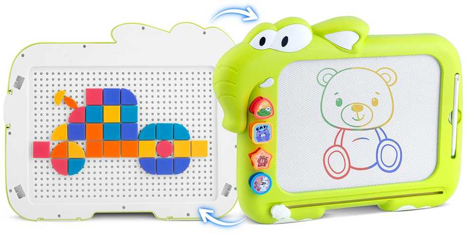 Ricokids RK-823 magnetinė dėlionė staliukas vaikams Tangram lentelė