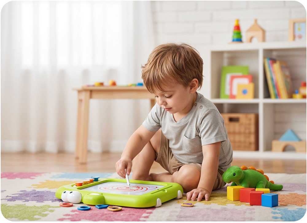 Ricokids RK-823 magnetinė dėlionė staliukas vaikams Tangram lentelė