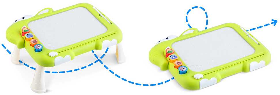 Ricokids RK-823 magnetinė dėlionė staliukas vaikams Tangram lentelė