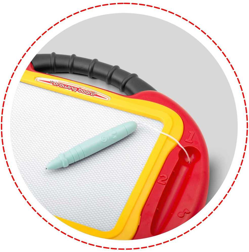 Ricokids lenta + piešimo stalas - raudona