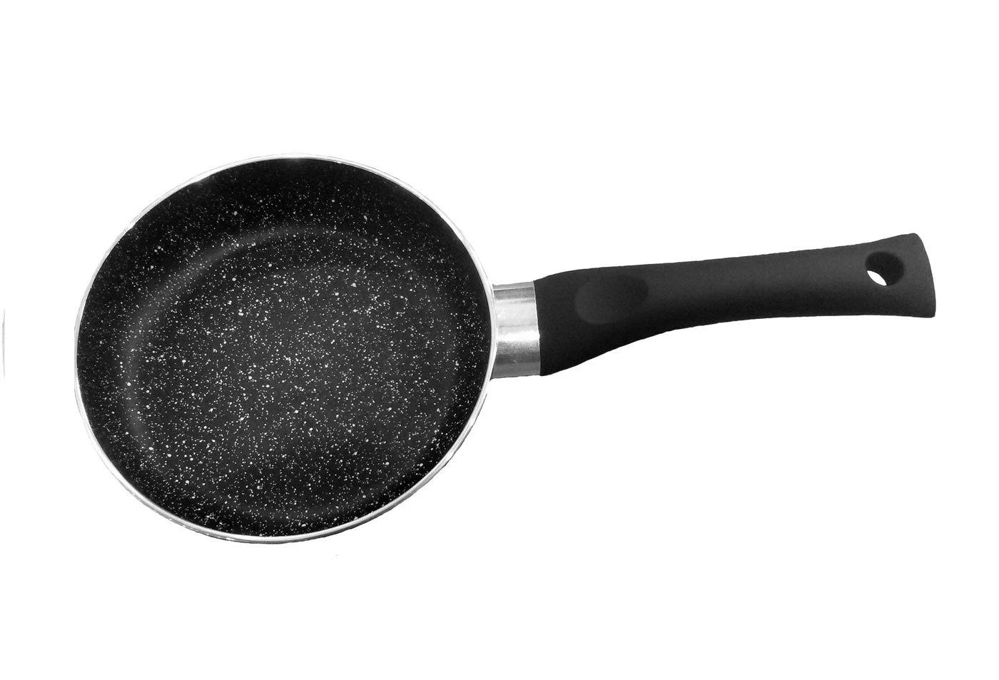 King Hoff Keptuvė Keptuvė, skersmuo 20cm, aliuminio, juodo marmuro kinghoff