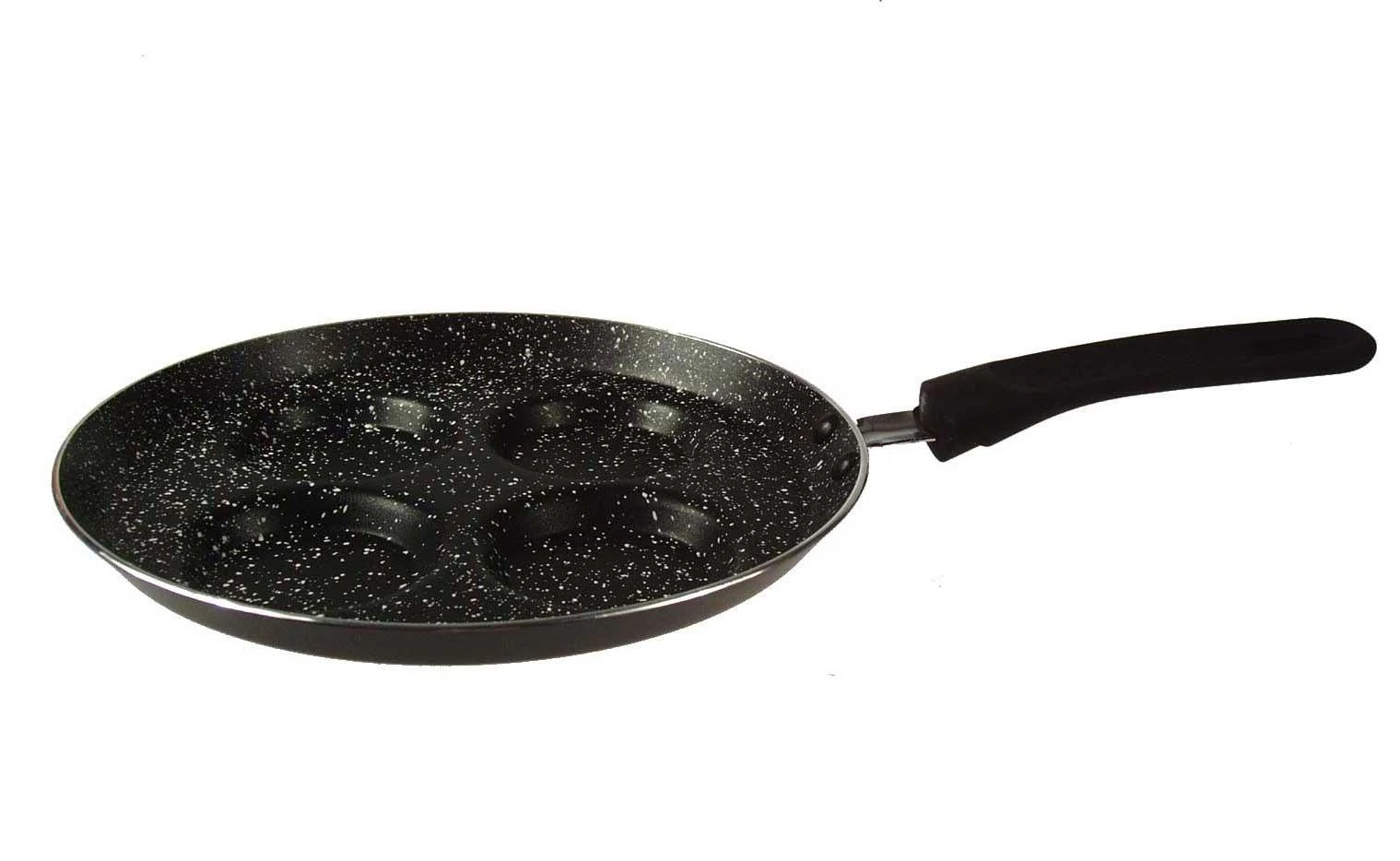 King Hoff Keptuvė Kinghoff kiaušinių keptuvė, aliuminis, juodas marmuras, skersmuo 24 cm