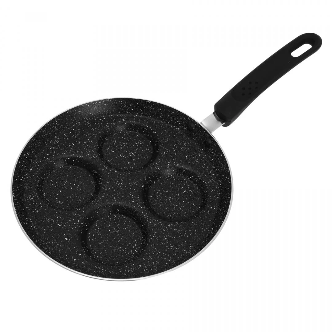 King Hoff Keptuvė Kinghoff kiaušinių keptuvė, aliuminis, juodas marmuras, skersmuo 24 cm