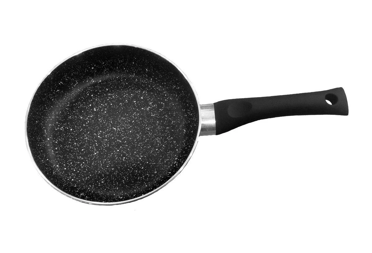 King Hoff Keptuvė Keptuvė, skersmuo 26cm, aliuminio, juodo marmuro kinghoff