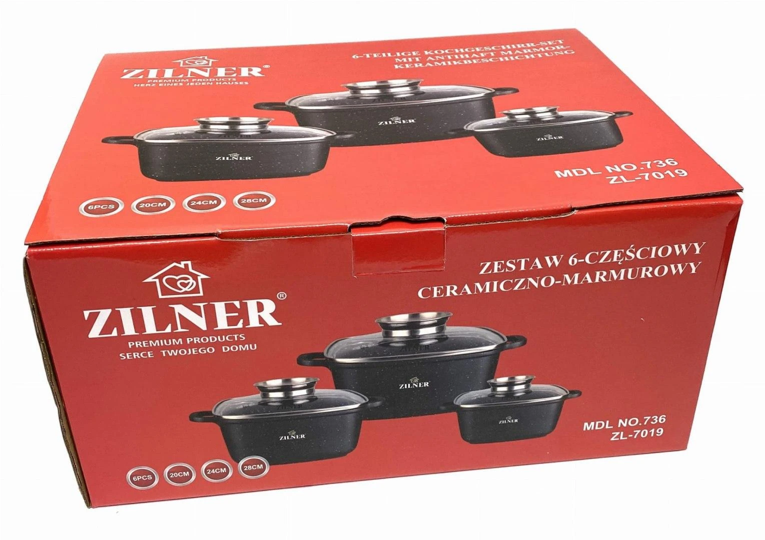 Zilner puodų rinkinys, 6 dalių
