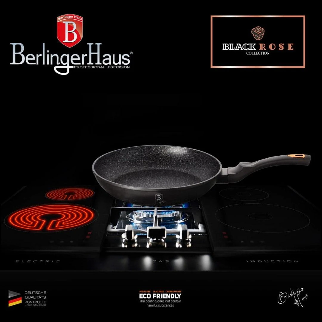 Berlinger Haus keptuvė Metallic Line Carbon Edition 20 24 28cm komplektas