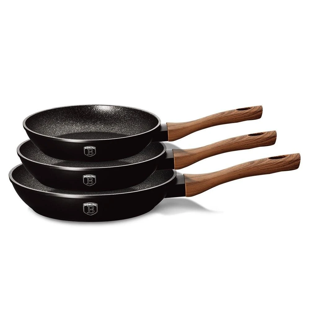 Berlinger Haus keptuvė Ebony 20 24 28cm rinkinys 3vnt.
