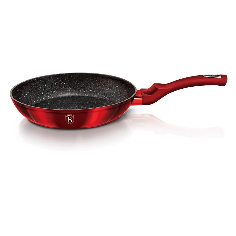 KOMPLET GARNKÓW 3-ele 24cm BERLINGER HAUS METALLIC BURGUNDY LINE BH-6779