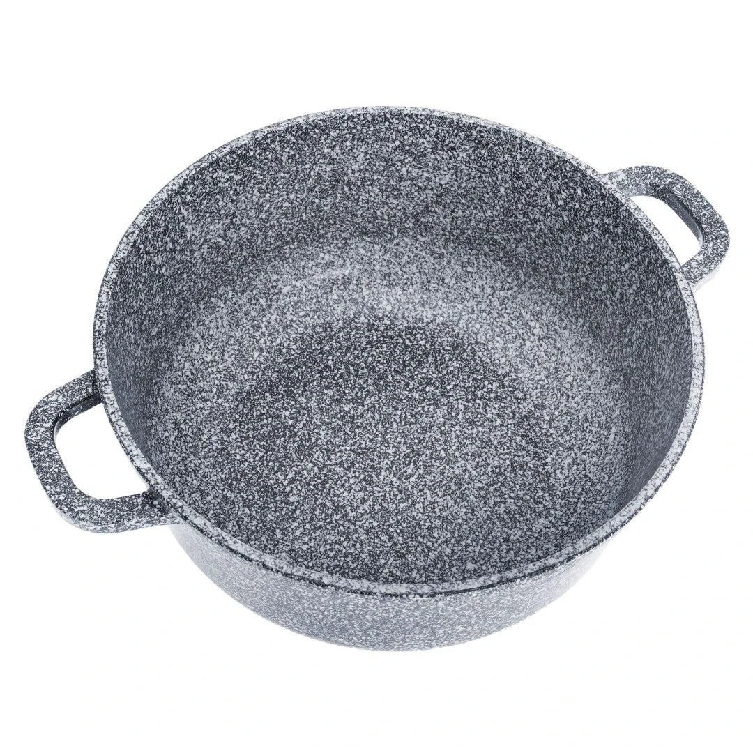 Rinkinys Vazonų rinkinys su marmurine danga, 6 dalys, skersmuo 20/24/28 cm, Klausberg