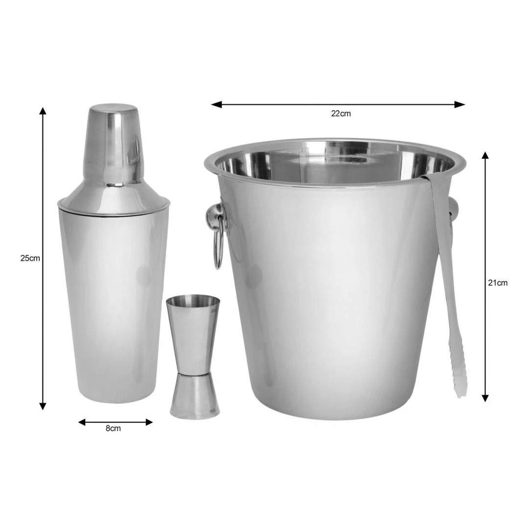 King Hoff Barmeno rinkinys 4 vnt. KH-1244