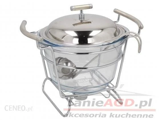 King Hoff Podgrzewacz Maisto šildytuvas, stiklinis - plieno, 4 l, „Kinghoff“