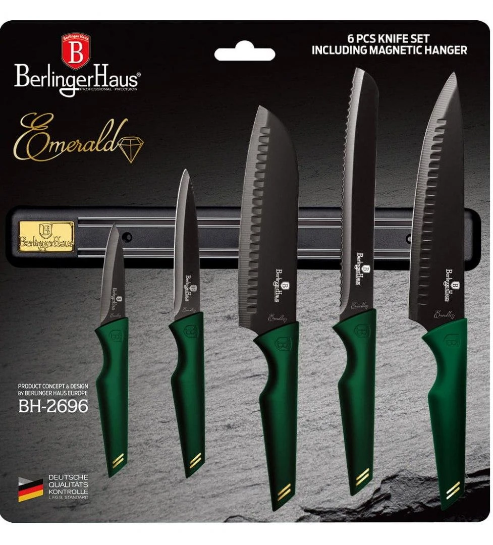 Peilių Rinkinys Berlinger Haus Emerald BH-2696 6 Dalių