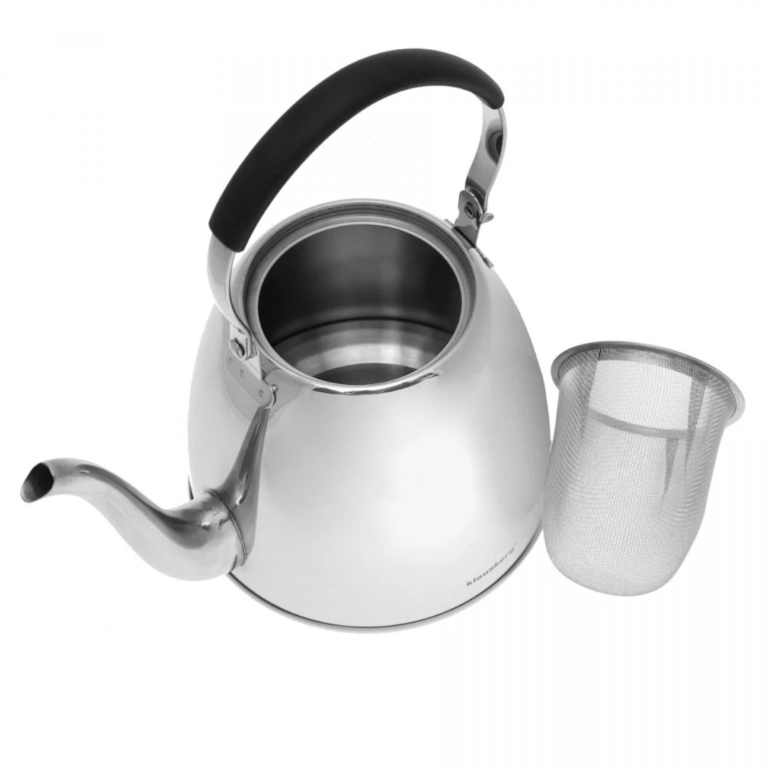 Czajniczek, Arbatinukas su sieteliu, plienas, sidabras, 1,1 l, Klausberg
