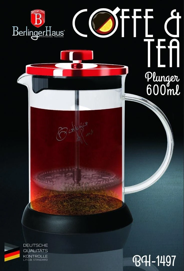 Berlinger Haus arbatos / kavos virimo aparatas 600 ml (BH / 1497)