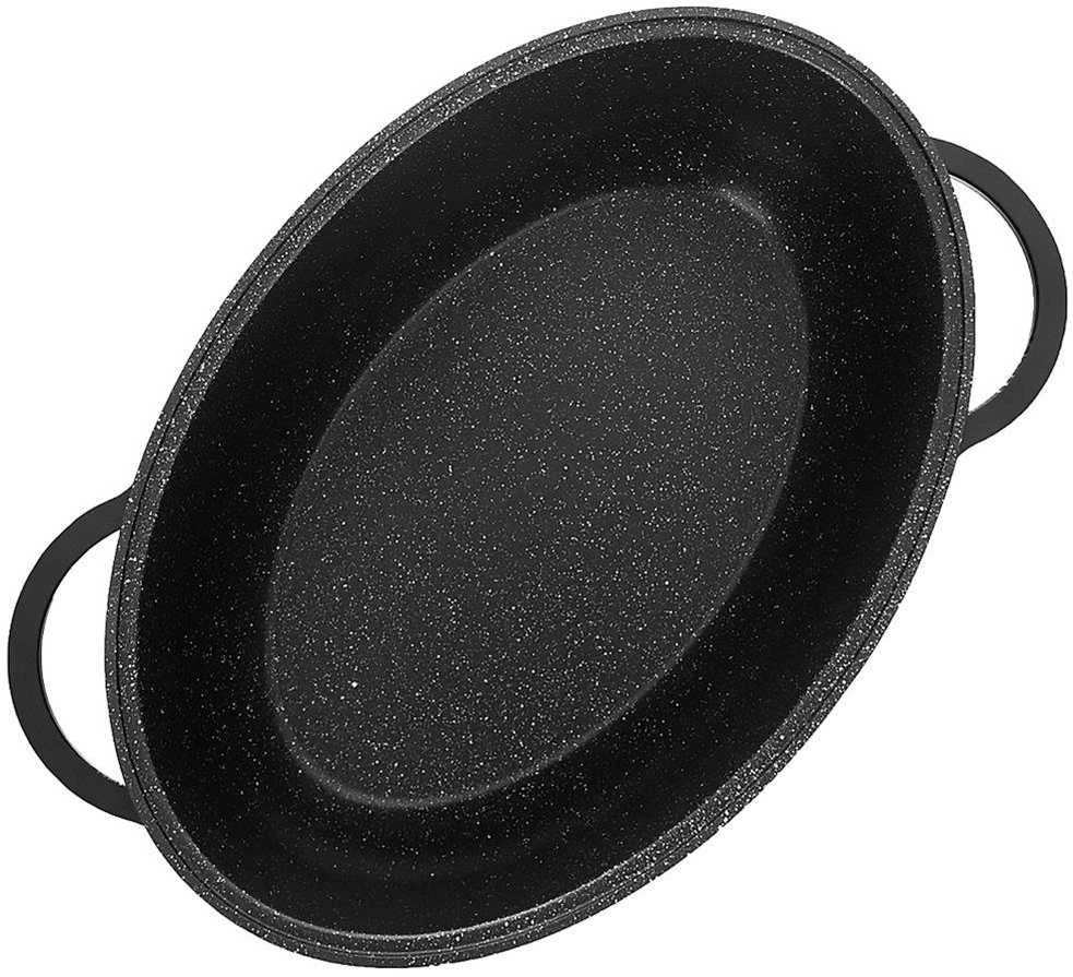 Orion Kepimo indas granitinė su dangčiu ovali GRANDE 8 l, 45x27,5 cm