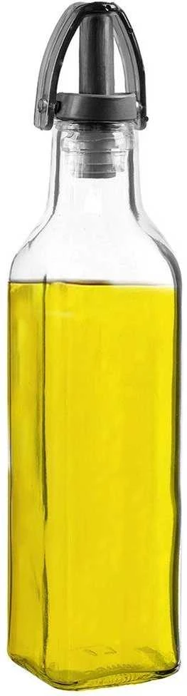 Vilde Stiklinis butelis aliejui ir actui 250 ml su dozatoriumi