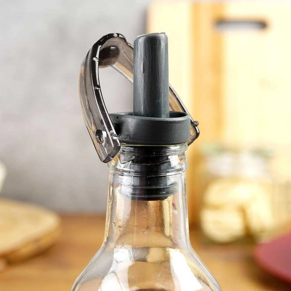 Vilde Stiklinis butelis aliejui ir actui 250 ml su dozatoriumi