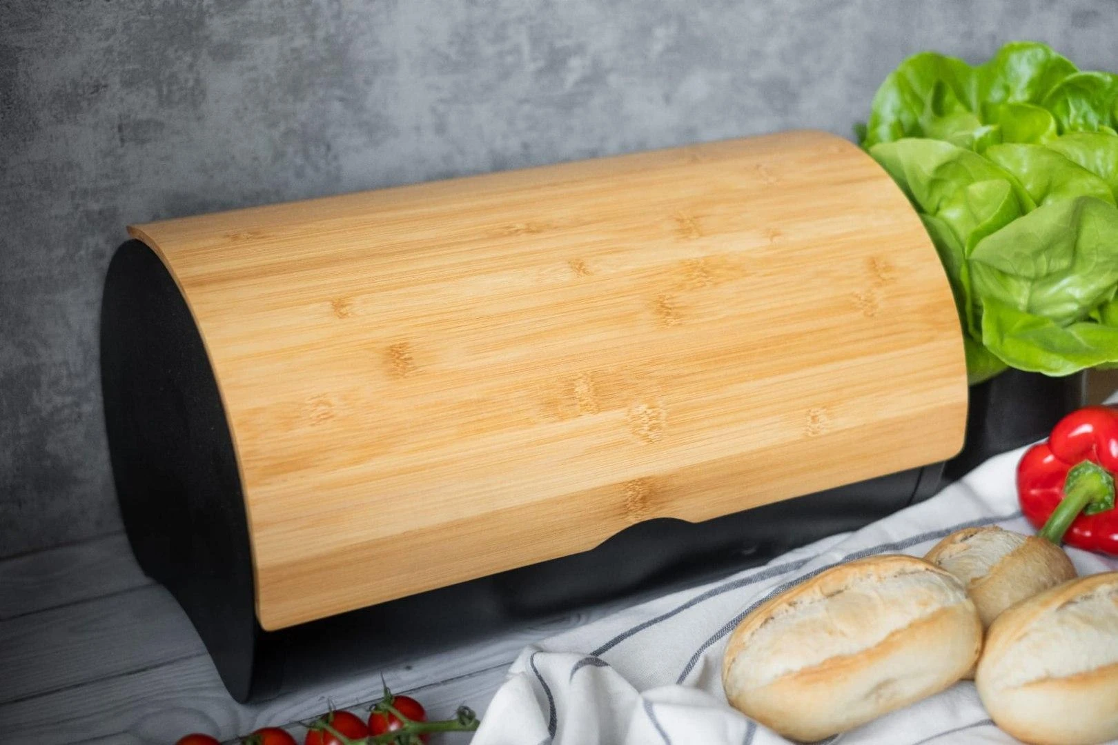 Elitehoff CHLEBAK STALOWY Z POKRYWĄ DREWNIANĄ BRUNBESTE BB-2738