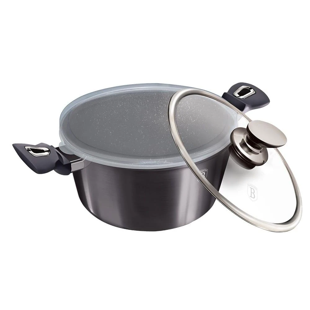 Puodų rinkinys 13 dalių BERLINGER HAUS BH/6886 Metallic Line Carbon Pro Edition