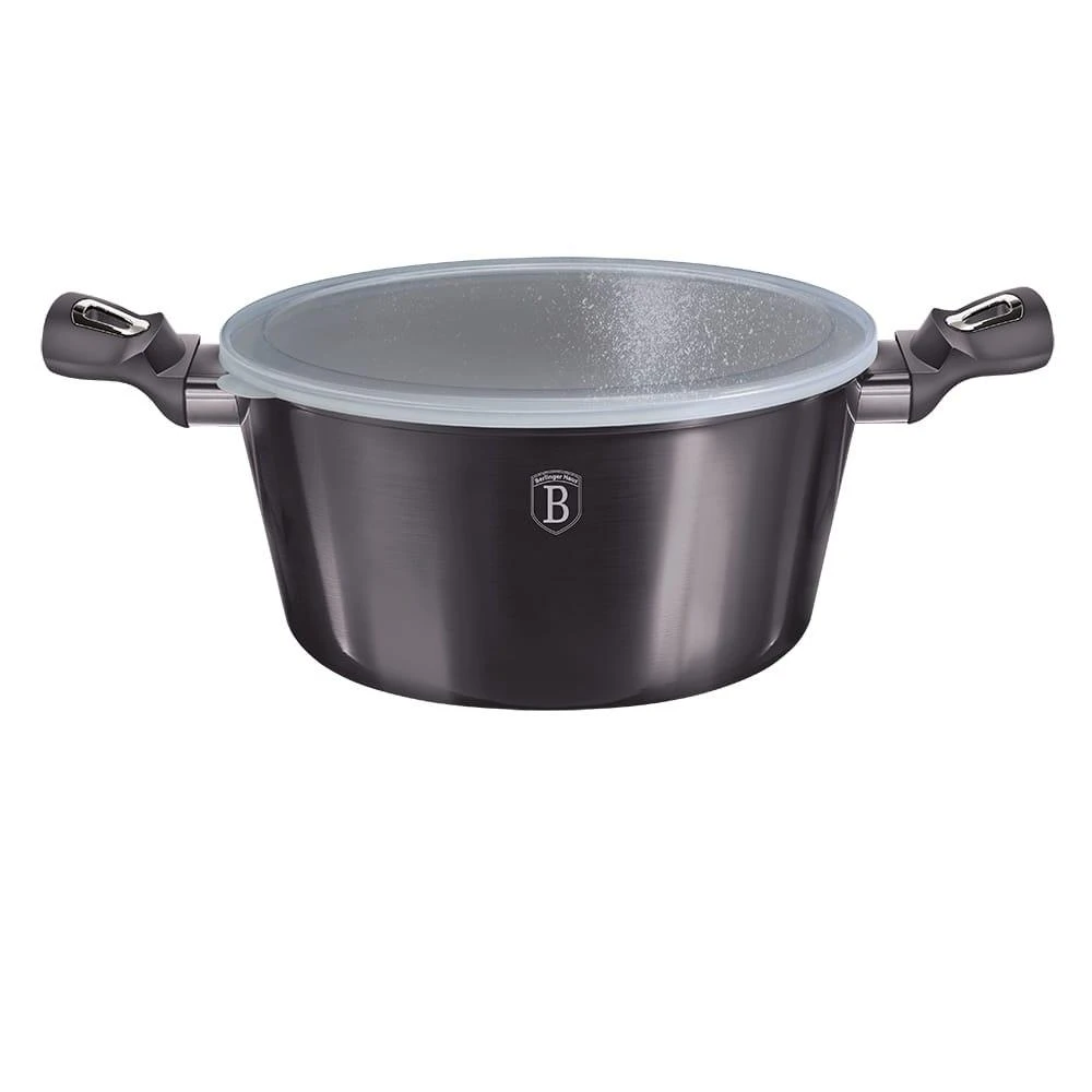 Puodų rinkinys 13 dalių BERLINGER HAUS BH/6886 Metallic Line Carbon Pro Edition