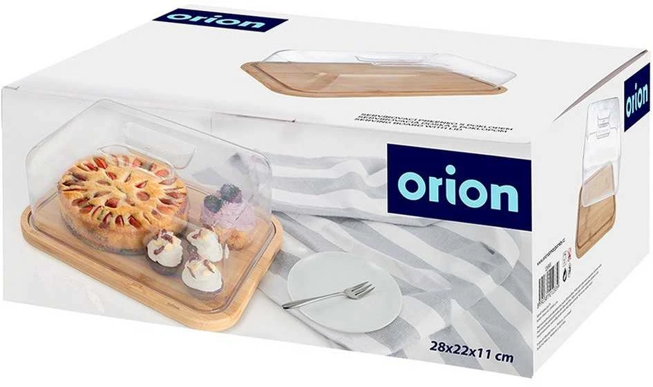 Orion Medienos serviravimo lenta su dangčiu 28x22x11 cm