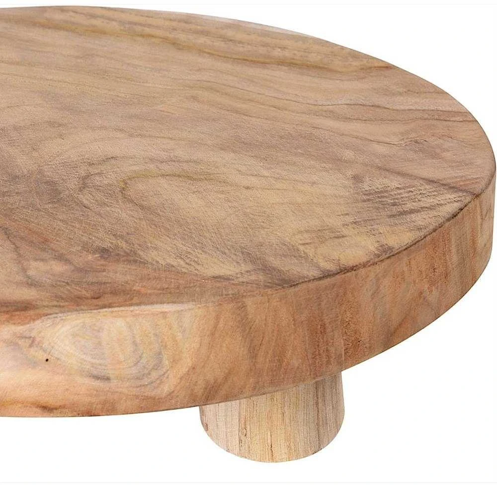 Excellent Housware Home Styling Collection Serviravimo lenta medinė 30 cm su kojomis