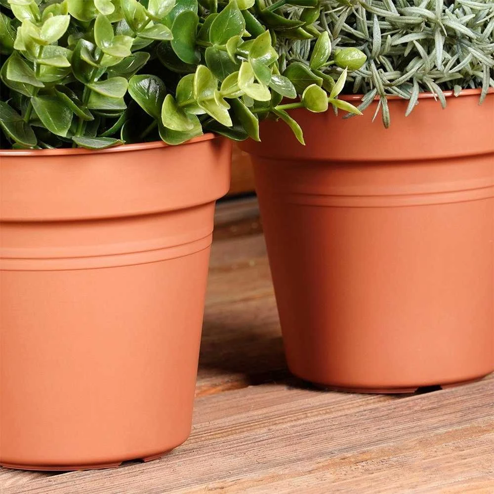 Ibergarden ProGarden Gėlių Vazonai 13 cm Plastikiniai 3vnt Orui Ir Lauko Naudojimui