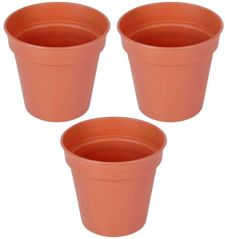Ibergarden ProGarden Plastikinių Vazonų Rinkinys 3 vnt. 15 cm
