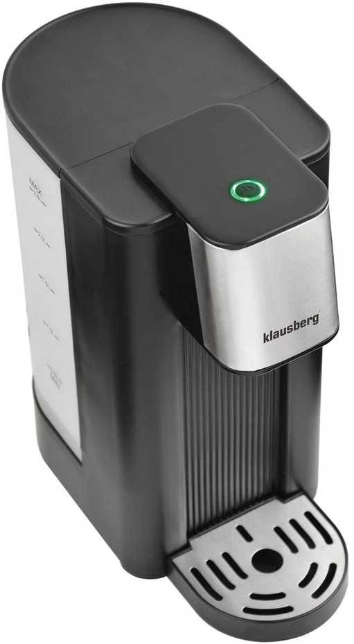Dozownik Karšto vandens dozatorius, juodas su sidabriniais nerūdijančio plieno elementais, 2,5 l, klausberg, kb-7877