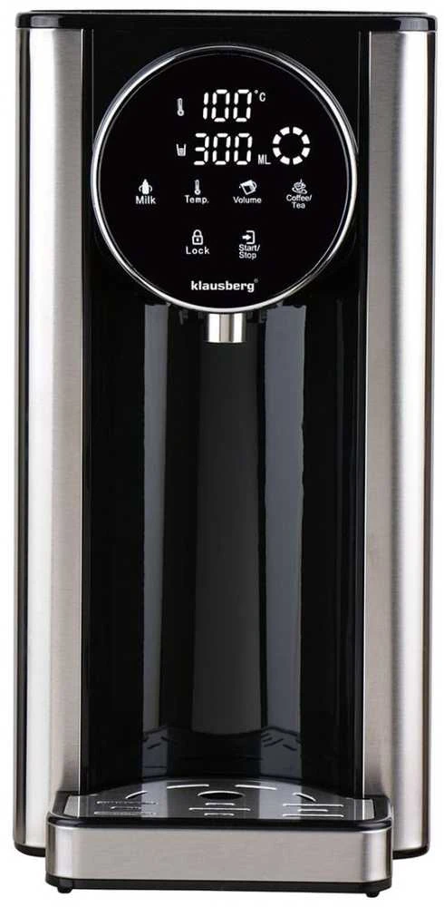 Dozownik Karšto vandens dozatorius, dozatorius, LED jutiklinis skydelis, temperatūros ir tūrio valdymas, 2,7 l, Klausberg, kb-7880