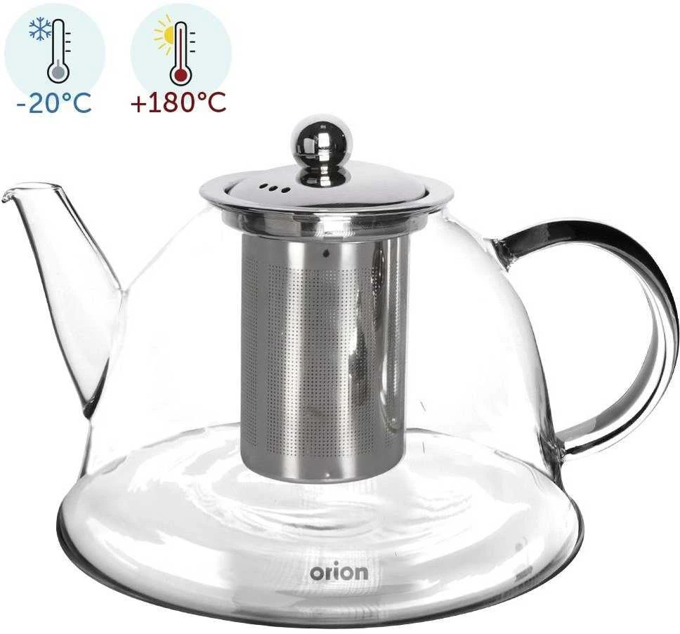 Orion Stiklinis arbatinukas su sieteliu 1,65 l