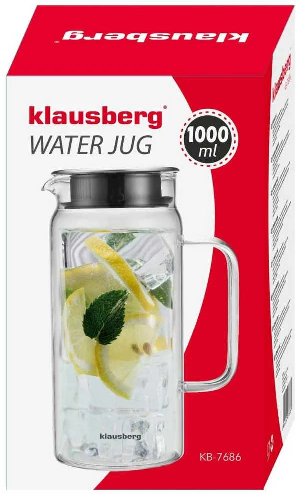 Dzbanek Stiklinis ąsotis, 1 l Klausberg