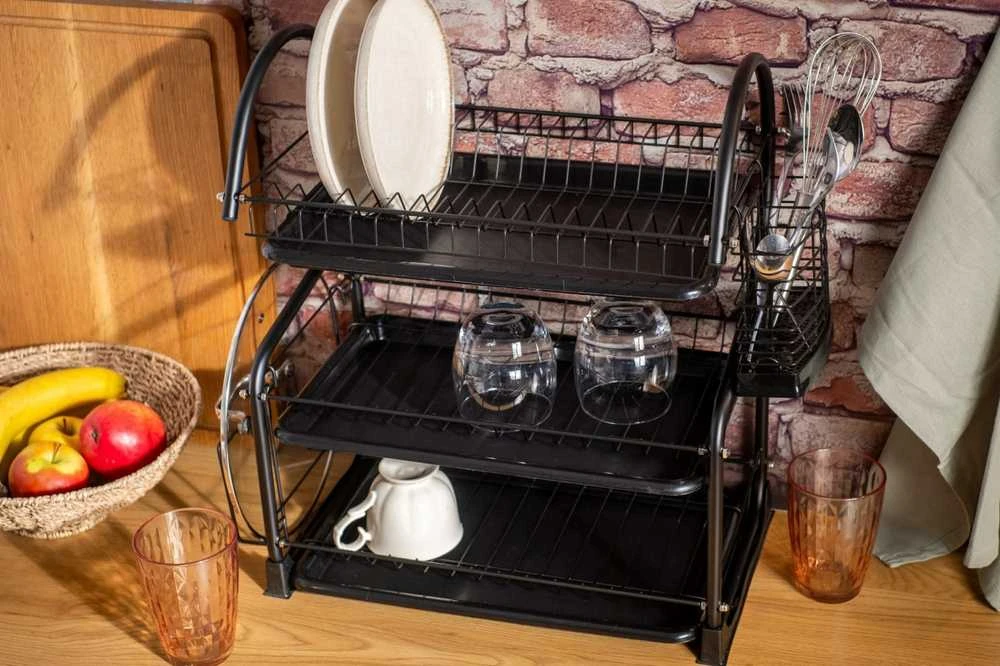 Džiovintuvas DO NACZYŃ 3-POZIOMOWA 53 X 25 X 49CM BRUNBESTE BB-3411