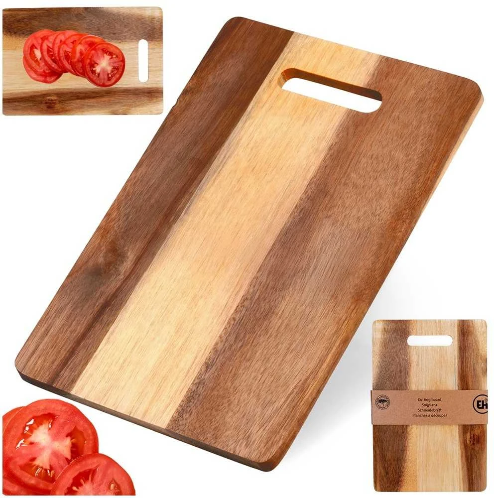 Excellent Houseware Medinė pjaustymo lenta 30x20 cm - Akacijos mediena - Virtuvės reikmenys