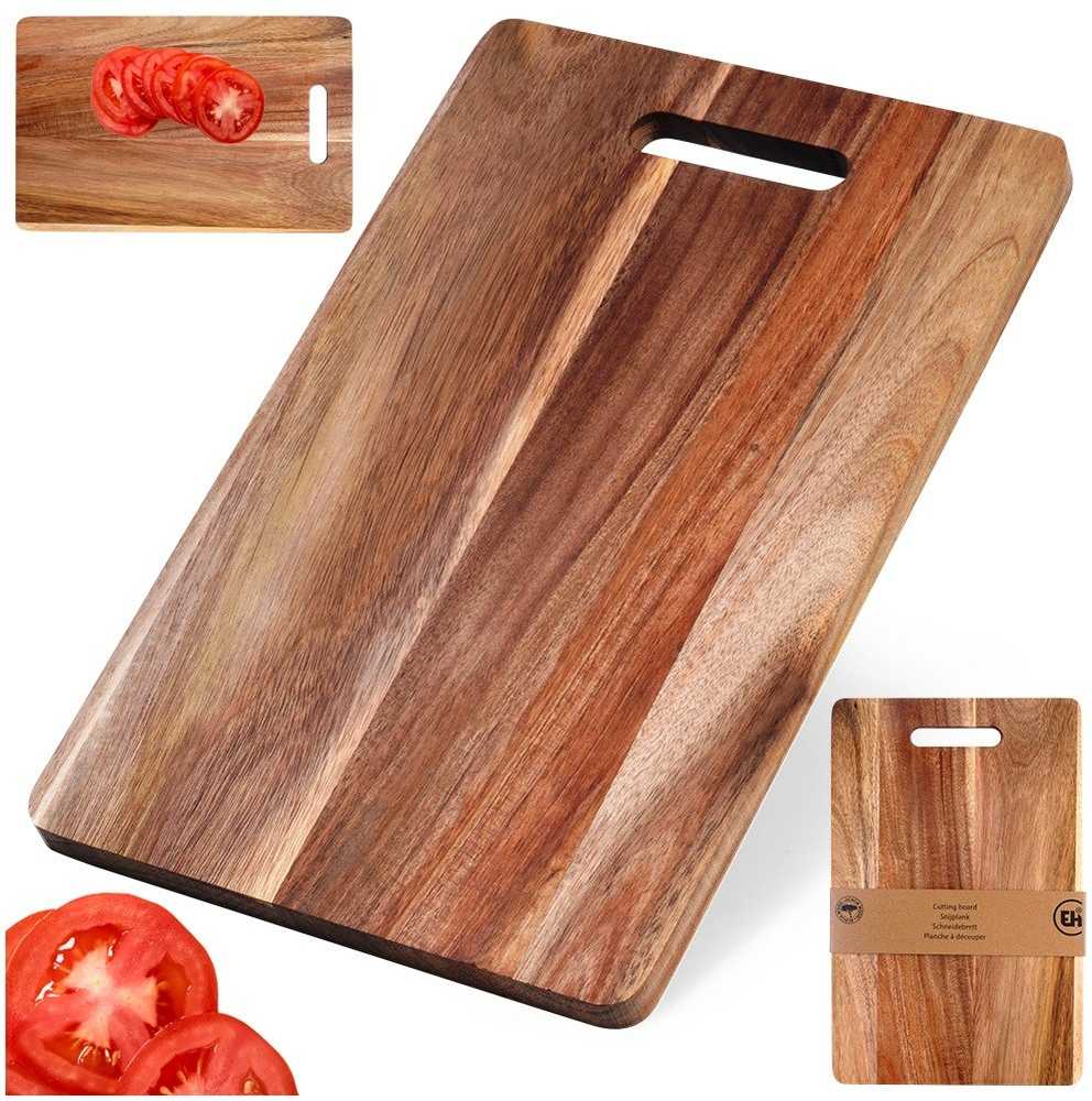 Excellent Houseware Akacijos medienos pjaustymo lenta 40x25 cm - Virtuvės įrankiai