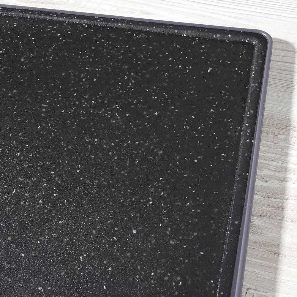 Excellent Houseware Plastikinė pjaustymo lenta 33x23 cm juoda