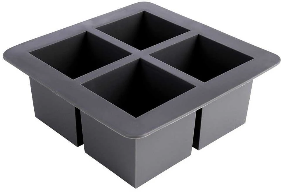 Excellent Houseware Silikoninė ledo kubelių forma XXL 15,5x15,5x6 cm