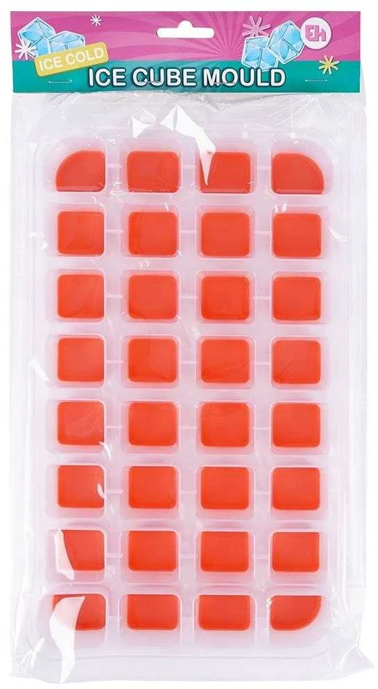 Excellent Houseware Silikoninė ledo kubelių forma 32,5x18 cm