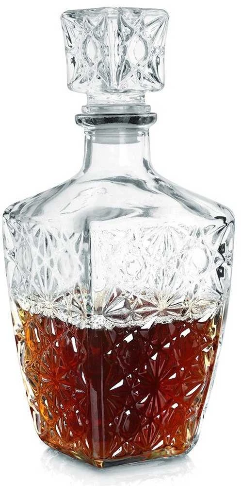 Excellent Houseware Stiklinė karafka whisky 830 ml